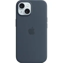 Чохол Apple Silicone Case with MagSafe для iPhone 15 Storm Blue (MT0N3ZM/A) [92897] - мініатюра 1