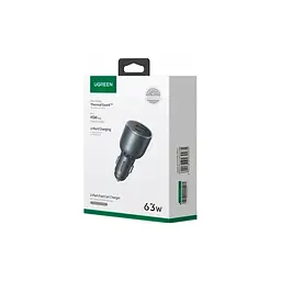 Зарядний пристрій Ugreen 2xUSB 63W (USB-C+USB-A) QC3.0 (EC701) (35023) - мініатюра 3