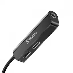 Перехідник AUX Baseus L52 Lightning to 2xLightning + 3.5mm - мініатюра 5