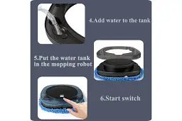 Робот-пилосос миючий Grand INTELEGENT AUTOMATIC BRUSH MOPPER 22х22х6 см - мініатюра 3