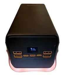 Портативний повербанк No Brand Power Bank Fast Charge 80000 mAh Чорний (2104619133) - мініатюра 6