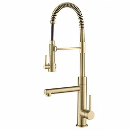 Змішувач для кухні Kraus Artec Pro KPF-1603BG, Золотий