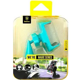 Автомобільний утримувач холдер Baseus Magic Car Mount SUGENT-JE03 Blue - мініатюра 3