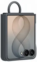 Чохол Samsung Flip 8 Silicone Ring Magnet Case EF-EF776CBEGUA Black (7292251) - мініатюра 2