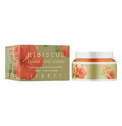 Крем для обличчя Гібіскус HIBISCUS Flower Vital Cream Jigott 100 мл - мініатюра 2
