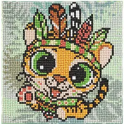 Алмазна картина Grafix Тигр 20x20 cм (260012_2) - мініатюра 2