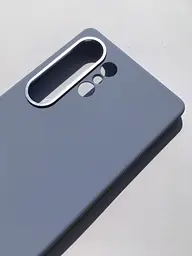 Оригінальний протиударний силіконовий чохол Silicone Case Samsung Galaxy S25 Ultra Light Blue EF-PS938CLEGWW - мініатюра 7