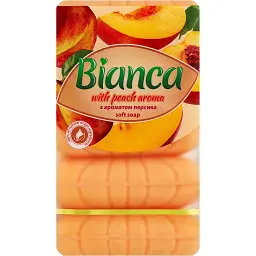 Тверде мило Bianca Peach Aroma Soft Soap 5 х 70 г (4823107611520)
