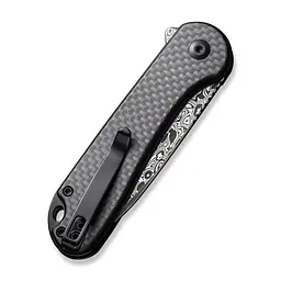 Ніж складаний кишеньковий Civivi Elementum II, (7.5 см) Damascus/карбоновий Fiber & G10 - мініатюра 5