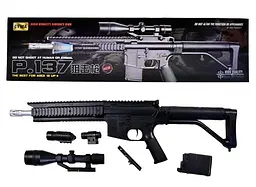 Автомат іграшковий CYMA 71,5 см, стріляє пластиковими кулями, з лазером і прицілом P.137