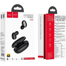Стерео гарнітура Bluetooth Hoco ES35 Black - мініатюра 3
