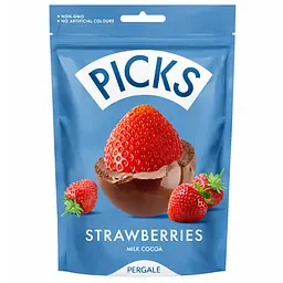 Драже Pergale Picks клубника сублимированная в молочном шоколаде 90 г (4770179117002)