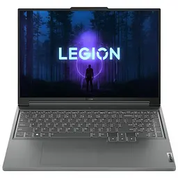 Ноутбук Lenovo Legion Slim 5 16IRH8 (82YA003VRM) Luna Grey / Екран 16 IPS (2560x1600) WQXGA 165 Гц, матовий / Intel Core i7 - 13700H (1.8 - 5.0 ГГц) / RAM 16 ГБ / SSD 512ГБ / nVidia GeForce RTX 4070, 8 ГБ / FREE DOS / без ОС / 2.3 кг / сірий