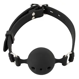 Кляп Bad Kitty Silicone чорний - мініатюра 2