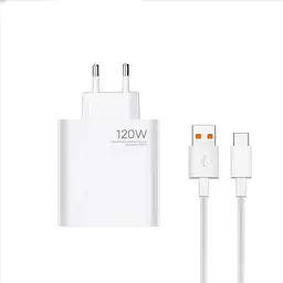 Зарядний пристрій Xiaomi 120W Charging Combo + кабель USB Type-C Cable MDY-13-EE - мініатюра 5