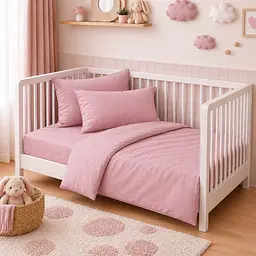 Дитяча постільна білизна MIRSON BABY фланель Pink 110х160см (2200012800461)