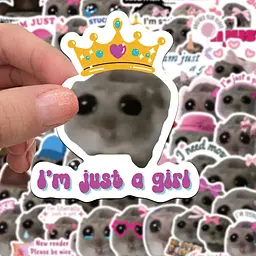 Стікерпак GeekLand Sad Hamster Meme 50 штук - мініатюра 6