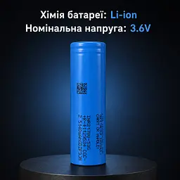 Акумулятор Samsung INR21700-53G 5300mAh 15.9A — високострумовий Li-ion акумулятор 21700 для електротранспорту, power bank - мініатюра 3