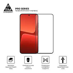 Захисне скло на Xiaomi 13T 5G/13T Pro 5G Redmi Note 13 Pro 5G/Note 13 4G Poco X6 5G з олеофобним покриттям, Pro, повне проклеювання, антистатичний і пиловідштовхуючий шар, 9H, самоклеючеся, 2.5D, на весь екран, антистатичний клей - мініатюра 2