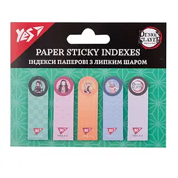Індекси паперові Yes "Demon Slayer" 55*15мм 100 шт (5x20) (170432)