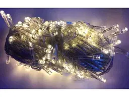 Гірлянда КИТАЙ 200 LED теплий білий прозорий провід 1120-07