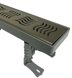 Душовий канал Maxiflow Classic Line 60 см решітка Хвиля 4012.0Y050K.060.1 - мініатюра 6