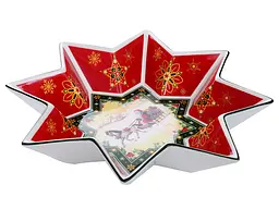 Салатник Lefard Christmas Collection, фарфор, 26 см (986-068) - мініатюра 2