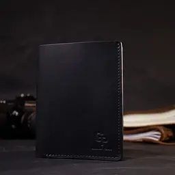 Шкіряний чоловічий гаманець GRANDE PELLE 12х14,5х1 см acs0026939 - мініатюра 6