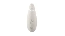 Вакуумний кліторальний стимулятор Womanizer Premium 2 Grey – водозахист, магнітна USB-зарядка, силікон - миниатюра 6
