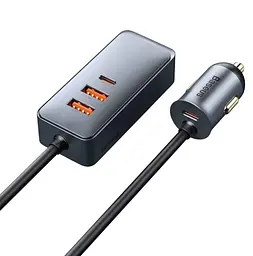 Розгалужувач хаб Baseus Share Together PPS 120 W 2U+2C CCBT-A0G - мініатюра 3