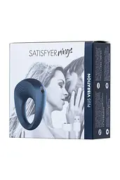 Ерекційне кільце Satisfyer Rings 2 5.5 см синій - мініатюра 5