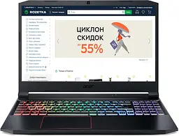 Ноутбук Acer Nitro 5 AN515-55-52GP (NH.QB2EU.012) Obsidian Black