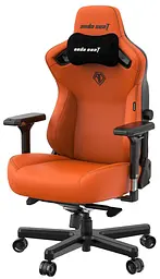 Ігрове крісло Anda Seat Kaiser 3 L Orange (AD12YDC-L-01-O-PV/C) - мініатюра 3