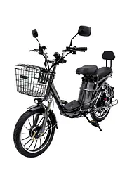 Електровелосипед двомісний MINAKO V4 PRO (750W/60V/26Ah) із заднім амортизатором сірий графіт