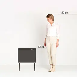 Бак для сміття Brabantia Bo 11 л + 23 л бежевий (201585) - мініатюра 4