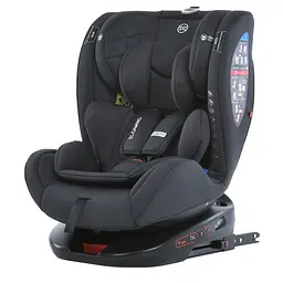 Автокрісло дитяче ME 1114 EVEREST Dark Gray 0,1,2,3(до36кг), isofix, 360