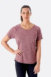Жіноча футболка Rab Wisp Tee Womens 10 Темно-рожевий