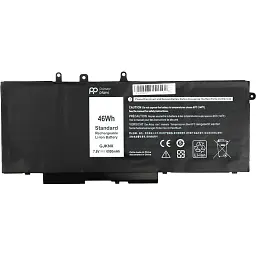Акумулятор PowerPlant для ноутбуків DELL Latitude E5580 (GJKNX) 7.6V 6000mAh (NB441273) - мініатюра 2