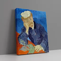 Інтер'єрна картина Портрет доктора Гаше, Вінсент ван Гог, Vincent van Gogh, Dr.Gachet, інтер'єрний декор, 75×60 см (id6661) - мініатюра 3
