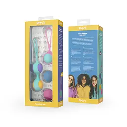 Набір вагінальних кульок PMV20 Vita Kegel Ball Set, 7 шт., різнобарвний - мініатюра 7