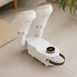 Електрична ультрафіолетова сушарка для взуття з таймером Shoe Dryer / Електросушарка для взуття 4 режимами сушіння Біла 220В - мініатюра 3