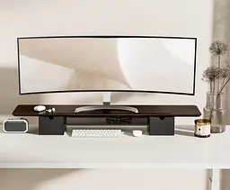 Підставка під монітор OfficePro MR177DW Dark Wood/Black MR177DW - мініатюра 2