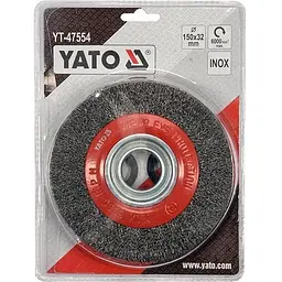Щітка зачисна дискова Yato Ø=150/32 мм (YT-47554) - мініатюра 3