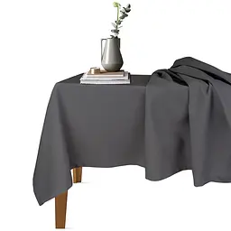 Набір скатертина з серветками Cosas Graphite & Curcuma 140х180 см (Set_ClGraphite_35SerMustard) - мініатюра 2