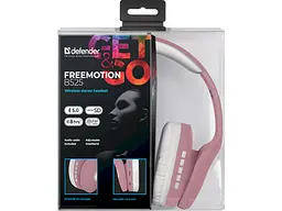 Гарнитура Defender FreeMotion B525 White/Pink (63528) - миниатюра 6