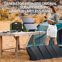 Портативна електростанція PD PN-600 600w сонячна з панеллю Browey Solar Panel 22W - мініатюра 6