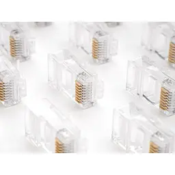 Конектор Vinga RJ-45 UTP 100 шт. (VCPCON8P8CUTP) - мініатюра 3