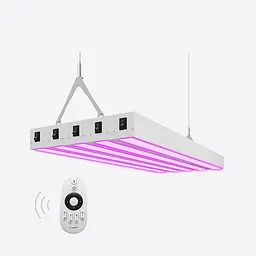 Керований підвісний світлодіодний фітосвітильник X-LED 150 ВТ (600x240x43) 