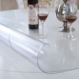 М'яке скло Прозора силіконова скатертину на стіл Soft Glass Захист для меблів 1.0х1.5 м (товщина 0.5 мм) - мініатюра 5
