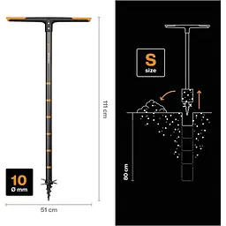 Садовий бур Fiskars QuikDrill малий S (134710 / 1000636) - мініатюра 8